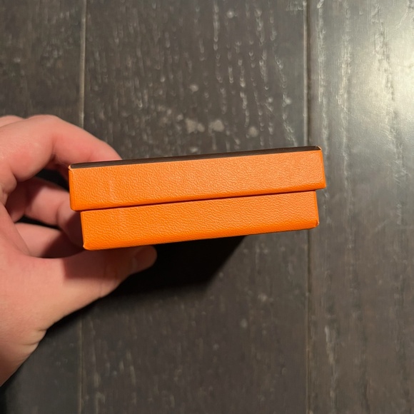 Hermes small jewelry empty box case decoration storage orange - Picture 4 of 8